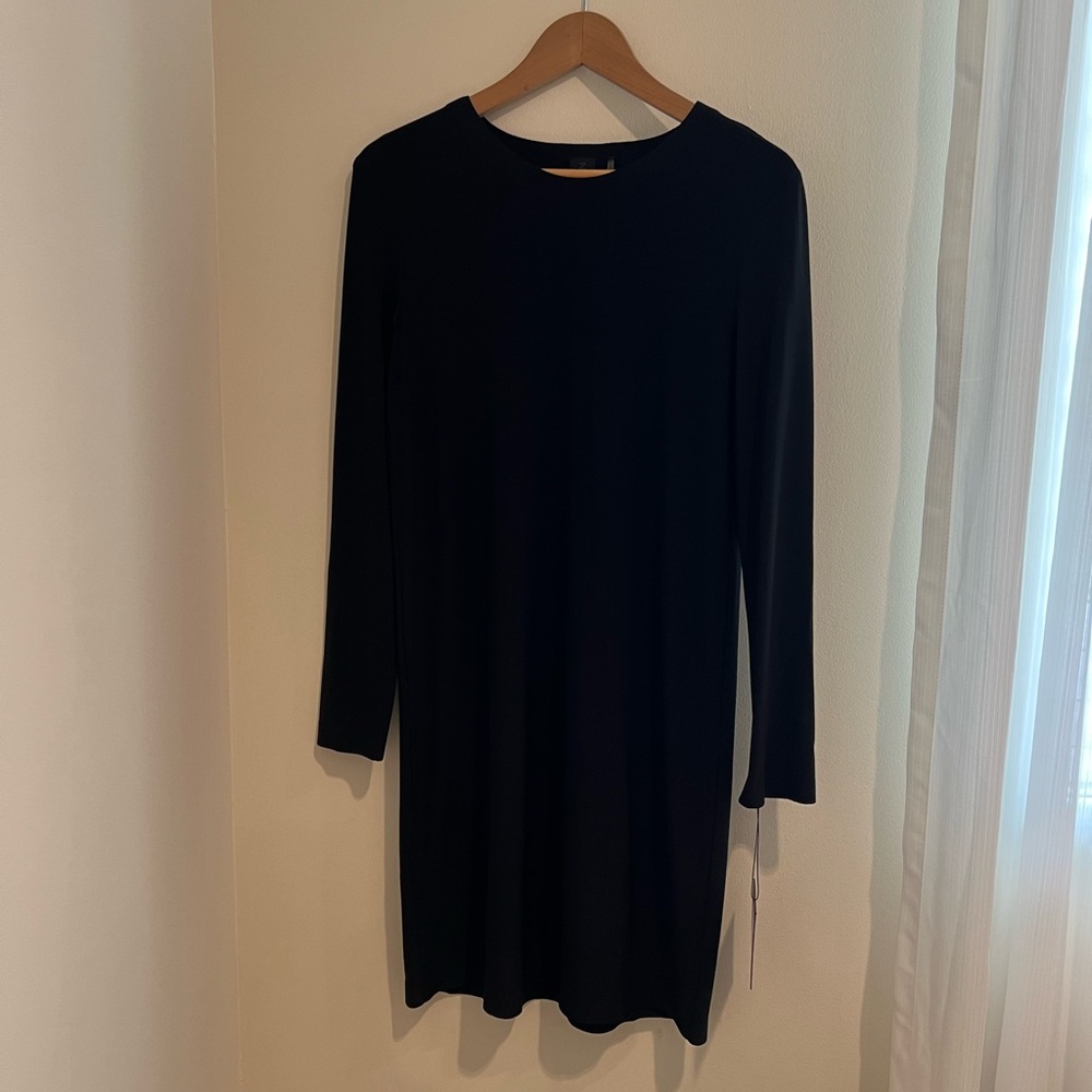 Norma Kamali modern minimalist Long Sleeve Dress